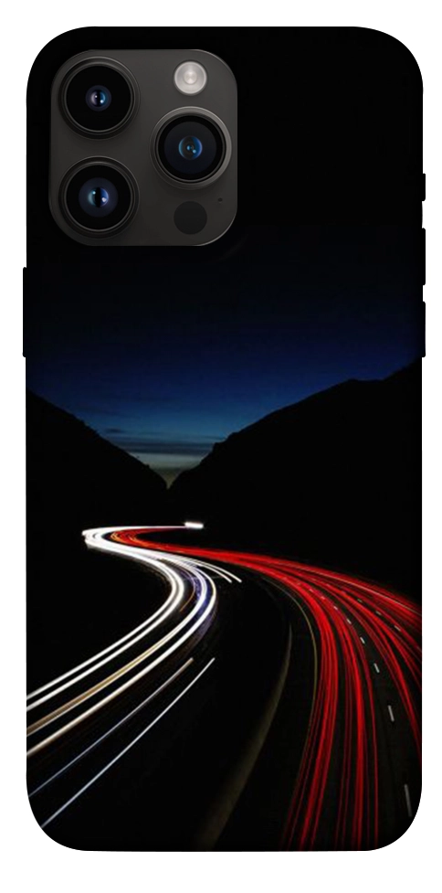 Чохол Червоно-біла дорога для iPhone 14 Pro Max