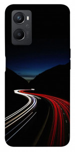 Чехол Красно-белая дорога для Oppo A96
