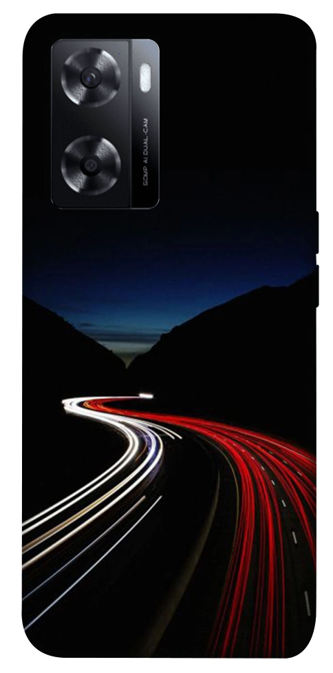 Чехол Красно-белая дорога для Oppo A57s
