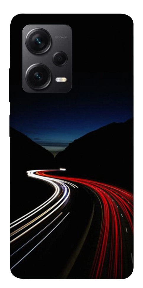 Чехол Красно-белая дорога для Xiaomi Redmi Note 12 Pro 5G