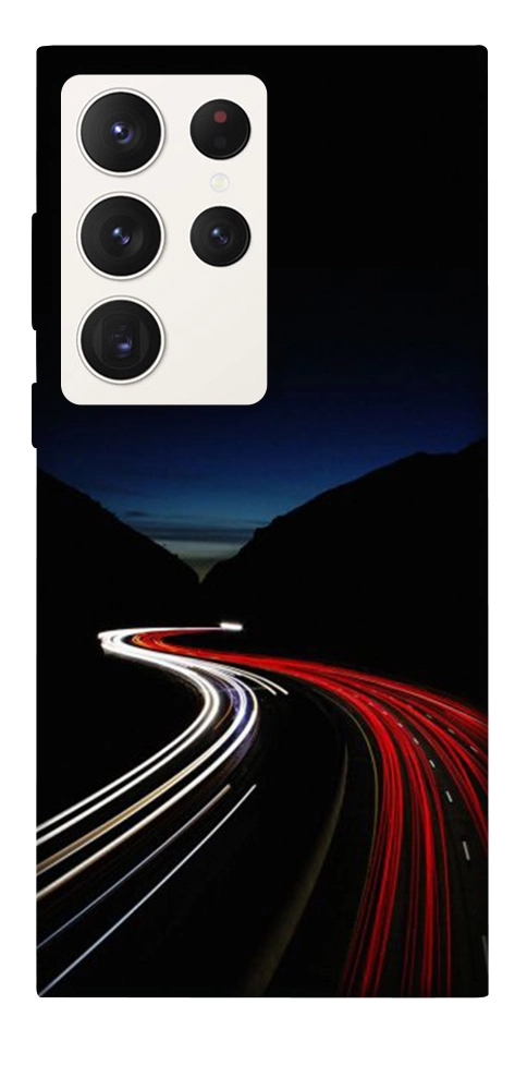 Чохол Червоно-біла дорога для Galaxy S23 Ultra