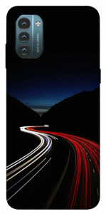 Чохол Червоно-біла дорога для Nokia G21