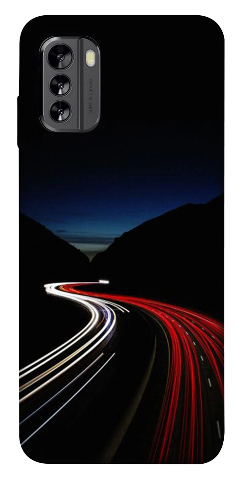 Чехол Красно-белая дорога для Nokia G60