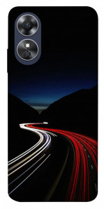 Чехол Красно-белая дорога для Oppo A17