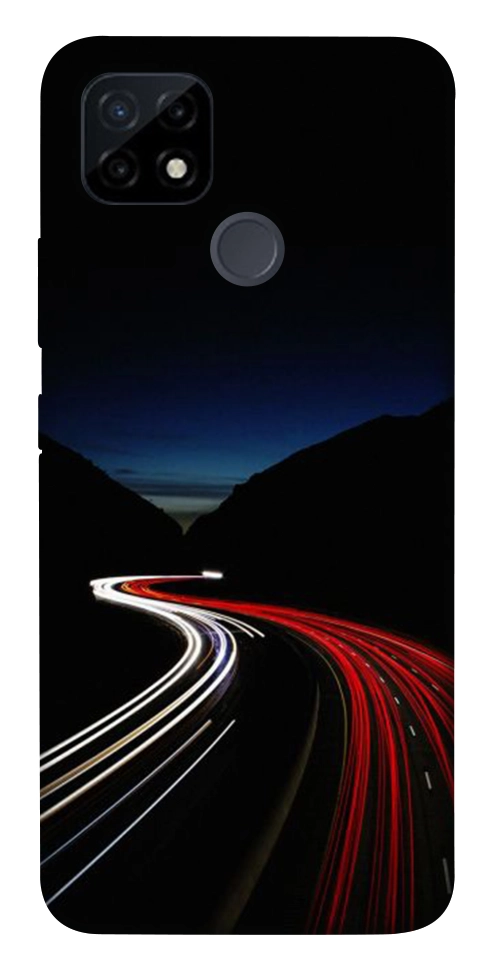 Чехол Красно-белая дорога для Realme C12