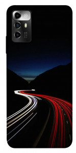 Чехол Красно-белая дорога для ZTE Blade A72
