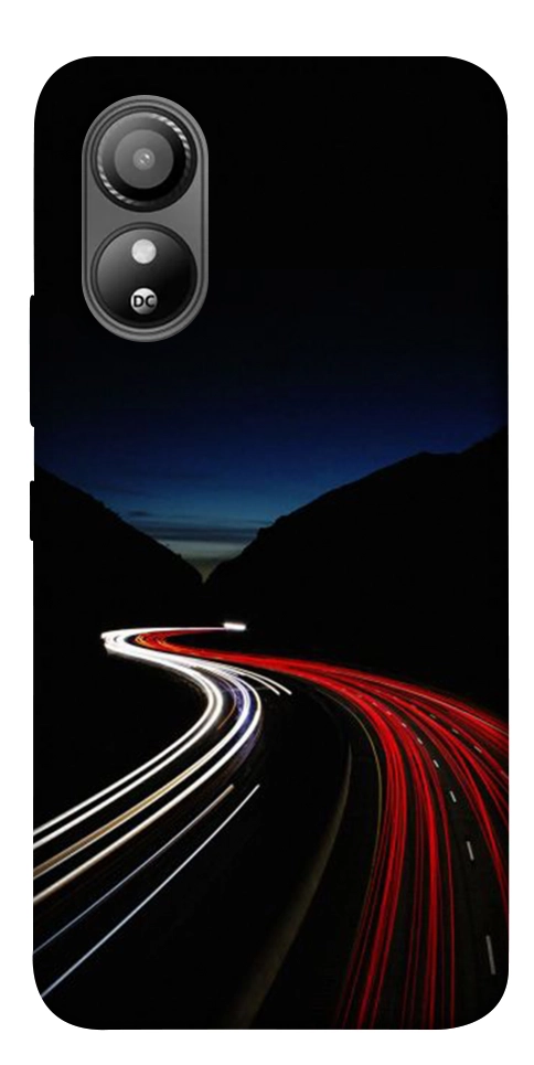 Чехол Красно-белая дорога для ZTE Blade L220