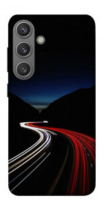 Чехол Красно-белая дорога для Galaxy S24