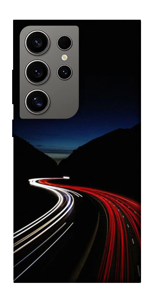 Чехол Красно-белая дорога для Galaxy S24 Ultra
