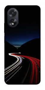 Чехол Красно-белая дорога для Oppo A38