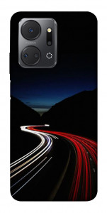 Чехол Красно-белая дорога для Huawei Honor X7a