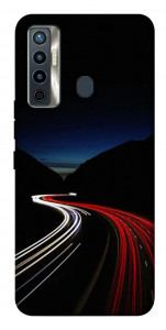 Чехол Красно-белая дорога для TECNO Camon 17