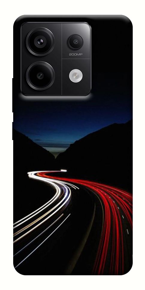 Чохол Червоно-біла дорога для Xiaomi Redmi Note 13 Pro 4G