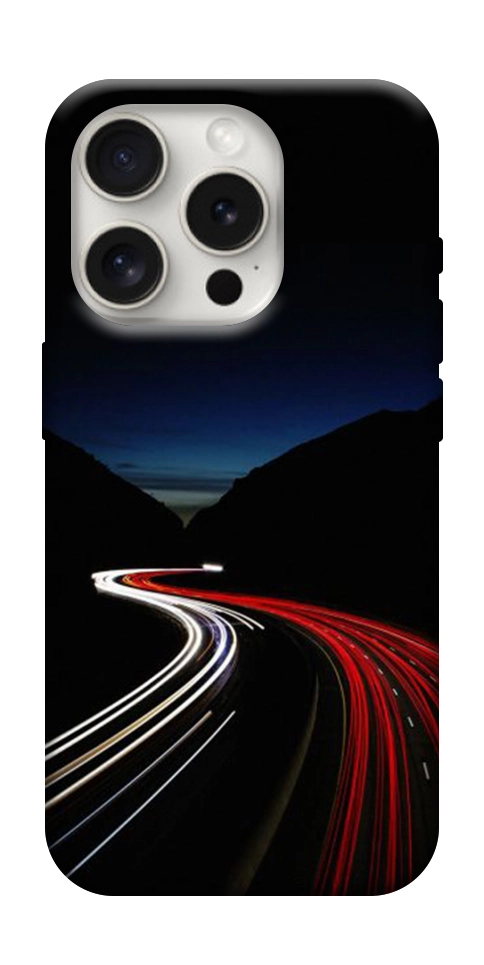 Чохол Червоно-біла дорога для iPhone 16 Pro