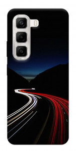 Чехол Красно-белая дорога для Infinix Hot 50 4G