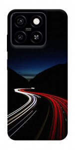 Чехол Красно-белая дорога для ZTE Blade A55 4G