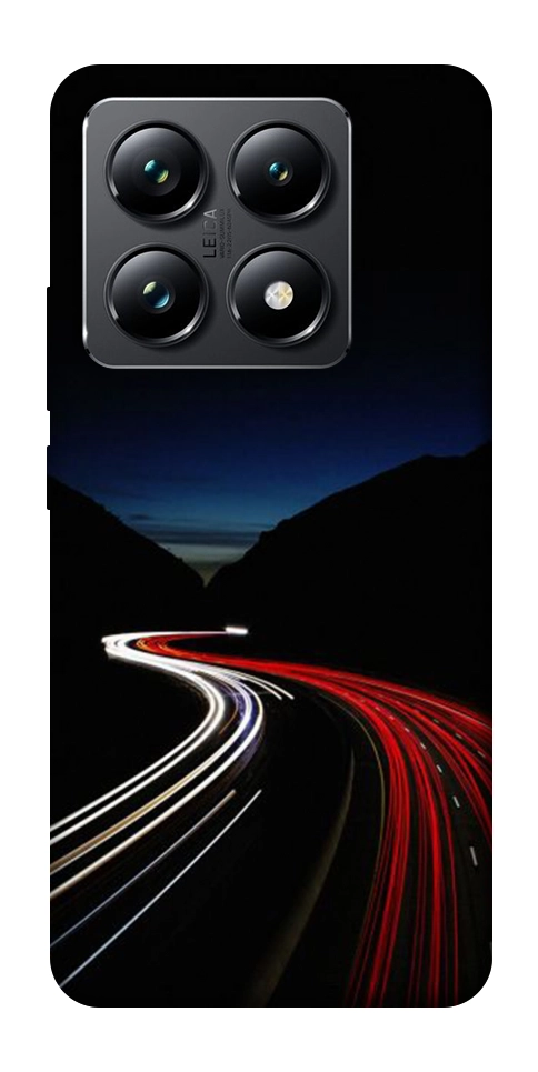 Чехол Красно-белая дорога для Xiaomi 14T Pro
