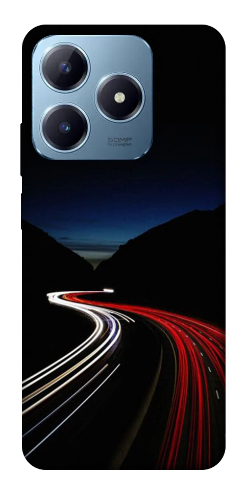 Чехол Красно-белая дорога для Realme C63 4G