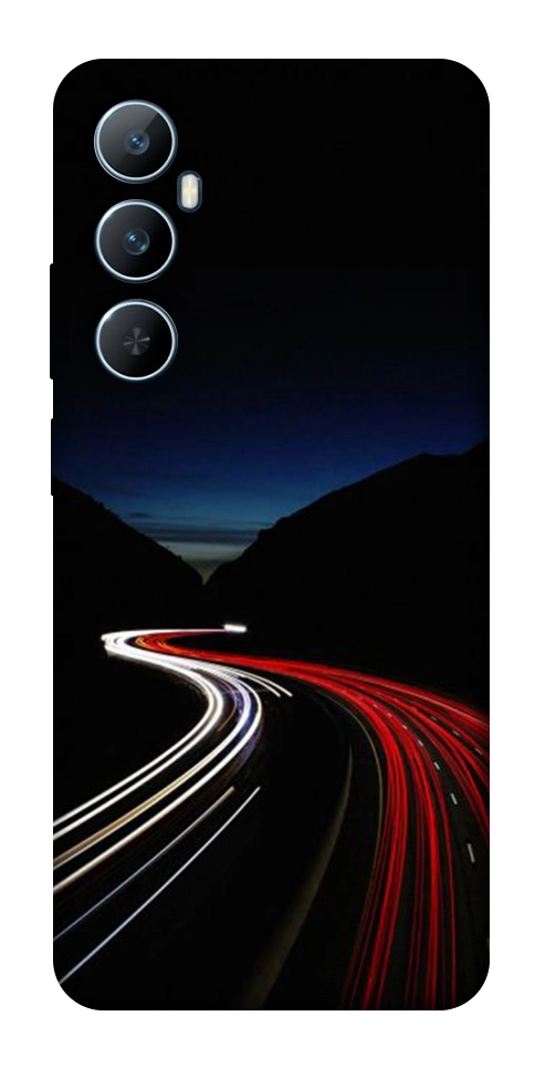 Чехол Красно-белая дорога для Realme C65 4G