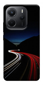 Чехол Красно-белая дорога для Xiaomi Redmi Note 14 4G (Europe version)