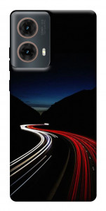 Чохол Червоно-біла дорога для Motorola Moto G85