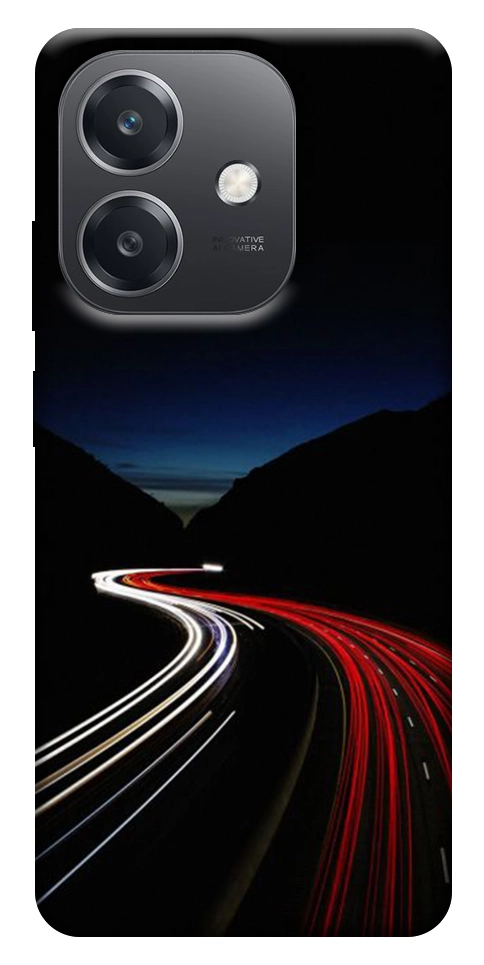 Чохол Червоно-біла дорога для Oppo A40m
