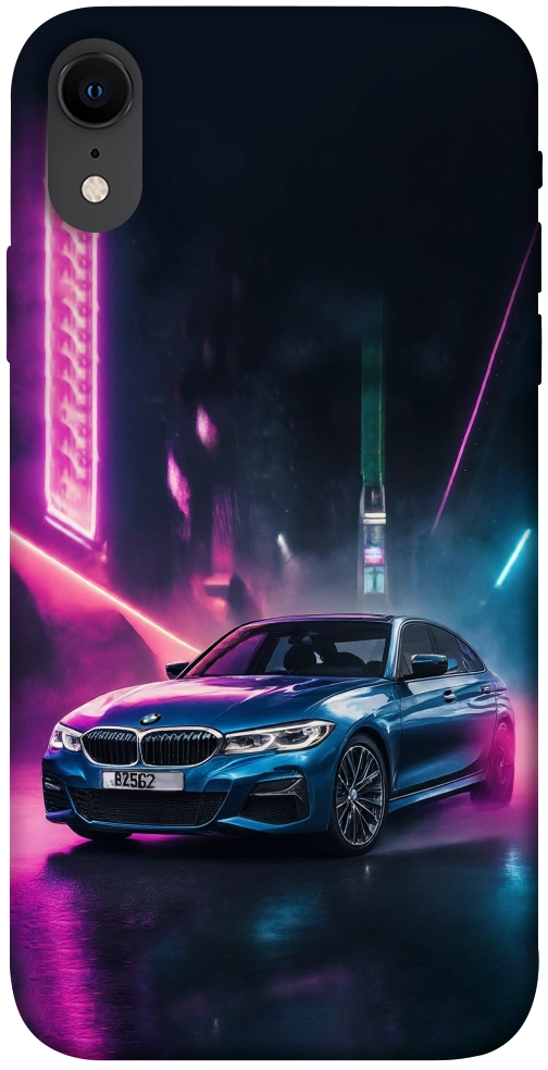 Чехол Неоновое BMW для iPhone XR