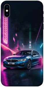 Чехол Неоновое BMW для iPhone X