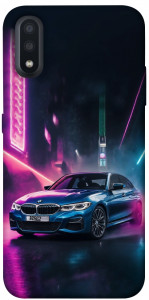 Чехол Неоновое BMW для Galaxy A01