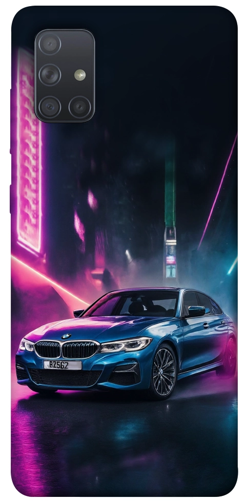 Чехол Неоновое BMW для Galaxy A71 (2020)