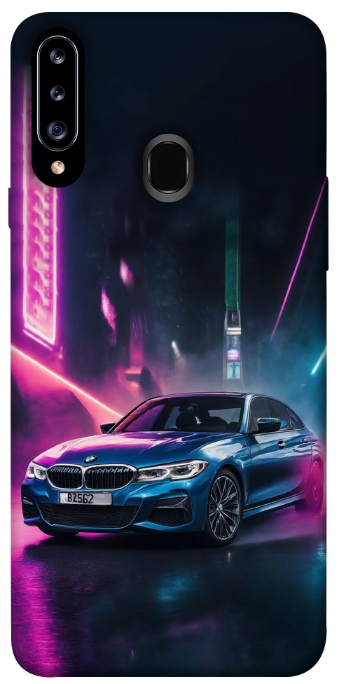 Чехол Неоновое BMW для Galaxy A20s (2019)