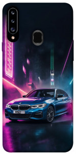 Чехол Неоновое BMW для Galaxy A20s (2019)
