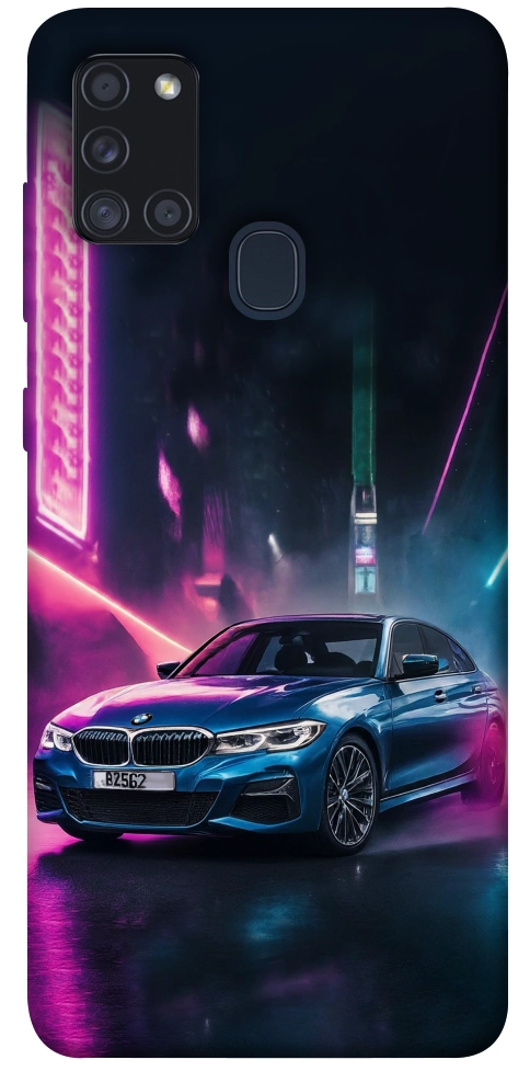 Чехол Неоновое BMW для Galaxy A21s (2020)