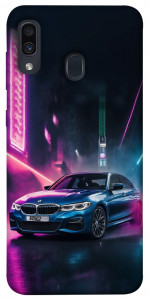 Чехол Неоновое BMW для Samsung Galaxy A30