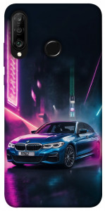 Чехол Неоновое BMW для Huawei P30 Lite