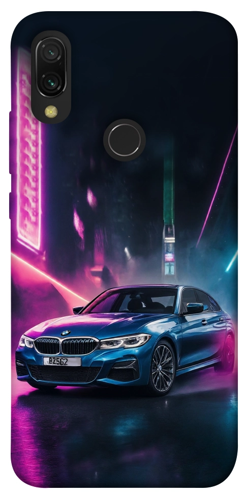 Чехол Неоновое BMW для Xiaomi Redmi 7