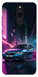 Чехол Неоновое BMW для Xiaomi Redmi 8