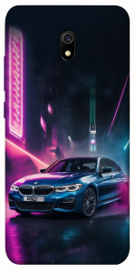 Чехол Неоновое BMW для Xiaomi Redmi 8a
