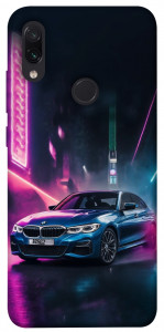 Чехол Неоновое BMW для Xiaomi Redmi Note 7