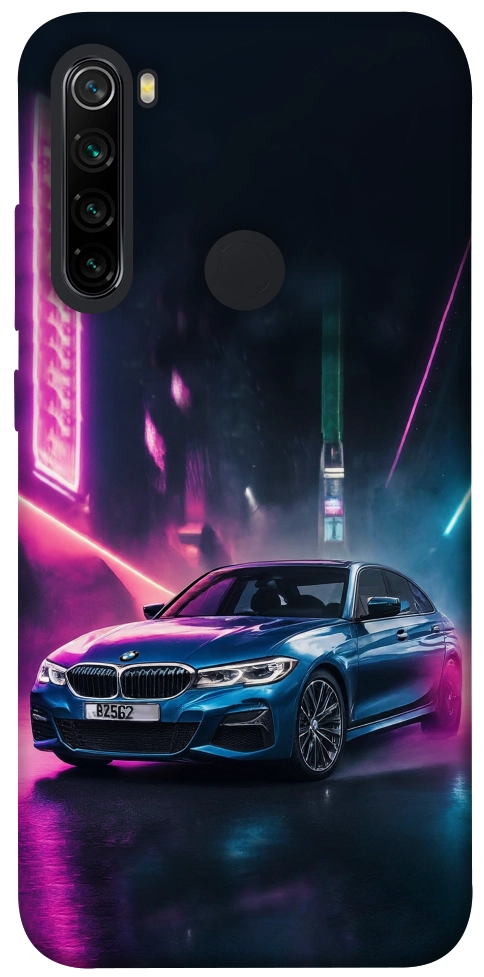 Чехол Неоновое BMW для Xiaomi Redmi Note 8