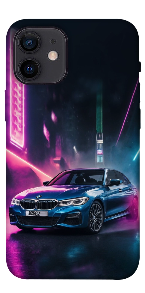 Чехол Неоновое BMW для iPhone 12 mini