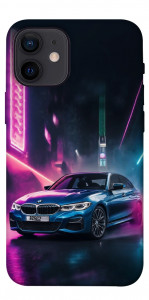Чехол Неоновое BMW для iPhone 12 mini