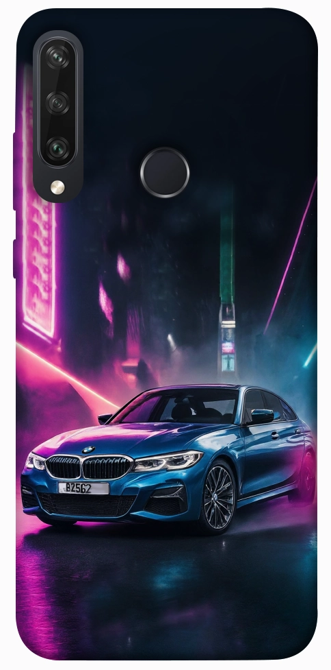 Чехол Неоновое BMW для Huawei Y6p