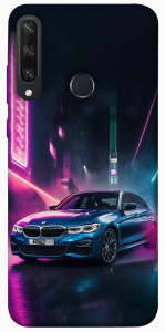 Чехол Неоновое BMW для Huawei Y6p