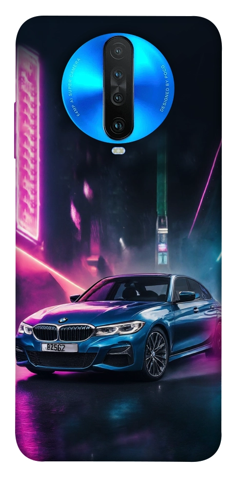 Чехол Неоновое BMW для Xiaomi Redmi K30