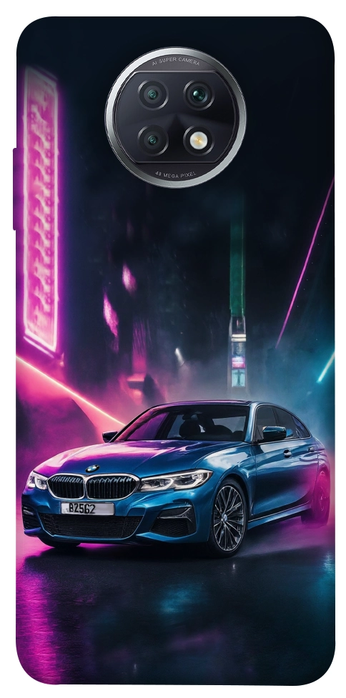 Чехол Неоновое BMW для Xiaomi Redmi Note 9T