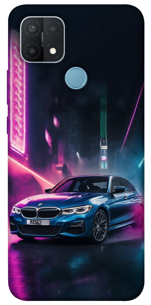 Чехол Неоновое BMW для Oppo A15