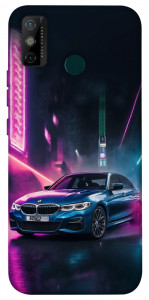 Чехол Неоновое BMW для TECNO Spark 6 Go
