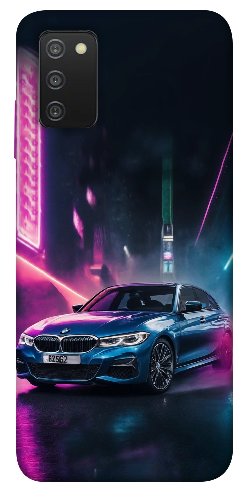 Чехол Неоновое BMW для Galaxy A03s