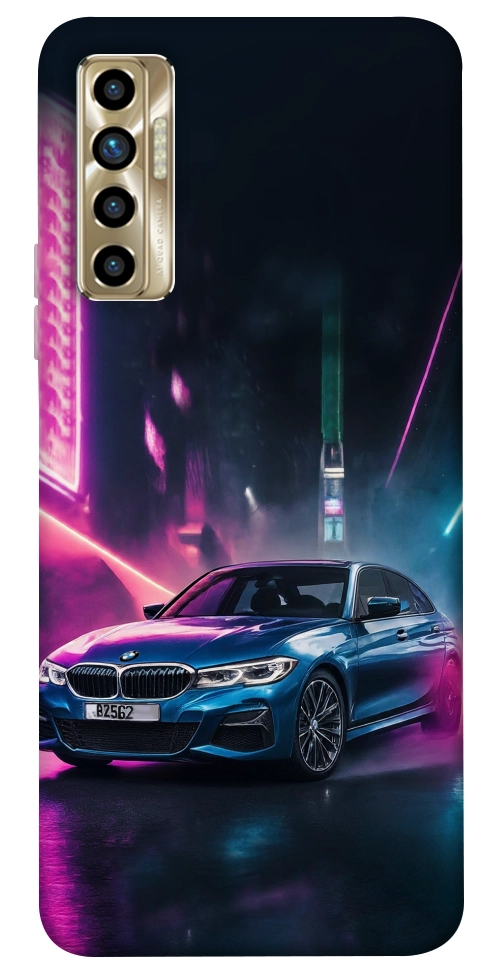 Чохол Неонове BMW для TECNO Camon 17P